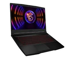 MSI GF63 Intel Core i7-12650H, 8GB DDR5, 512GB SSD, NVIDIA GeForce RTX 4050 6GB, 15.6? FHD IPS 144Hz, W11, Black, White Backlit Keyboard English